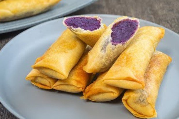 Lumpia ubi ungu cocok untuk ide jualan rumahan